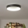 Brilagi - Plafón LED regulable FALCON LED/80W/230V 3000-6500K negro + mando a distancia