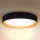 Brilagi - Plafón LED regulable LARIOS LED/48W/230V 3000-6500K ø 39 cm negro + control remoto