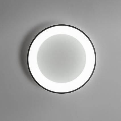Brilagi - Plafón LED regulable FALCON LED/40W/230V 3000-6500K negro + mando a distancia