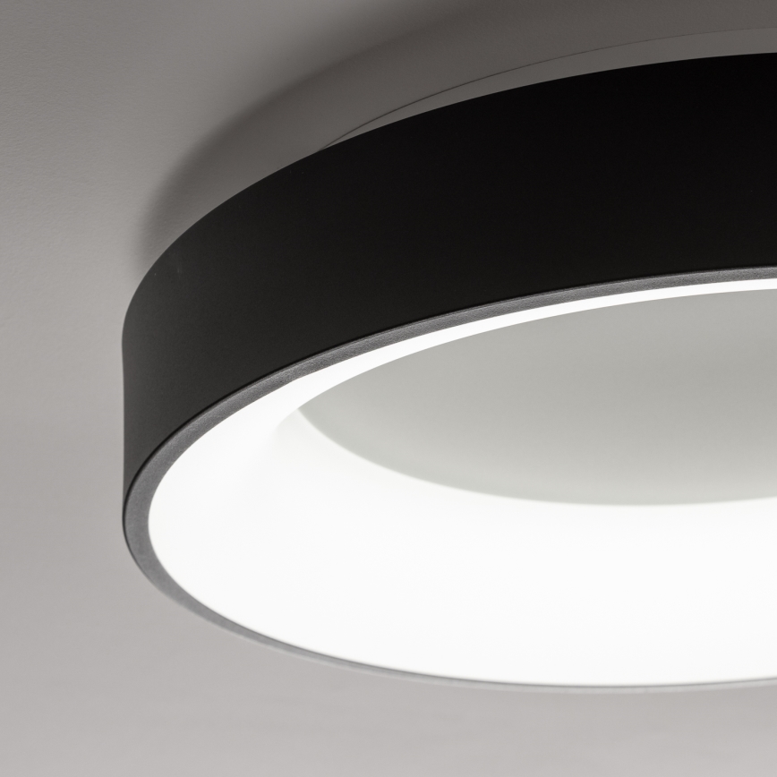 Brilagi - Plafón LED regulable FALCON LED/40W/230V 3000-6500K negro + mando a distancia