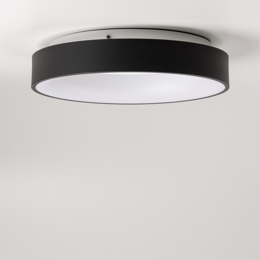 Brilagi - Plafón LED regulable FALCON LED/40W/230V 3000-6500K negro + mando a distancia