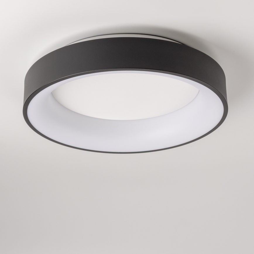 Brilagi - Plafón LED regulable FALCON LED/40W/230V 3000-6500K negro + mando a distancia