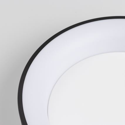 Brilagi - Plafón LED regulable FALCON LED/40W/230V 3000-6500K negro + mando a distancia