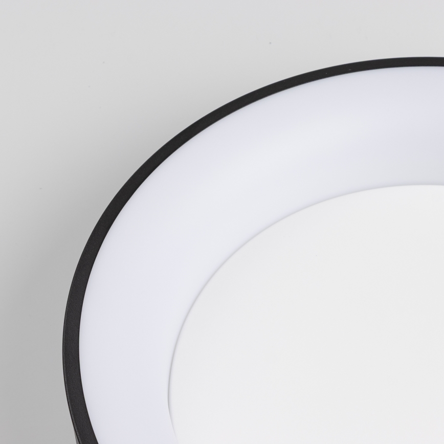Brilagi - Plafón LED regulable FALCON LED/40W/230V 3000-6500K negro + mando a distancia