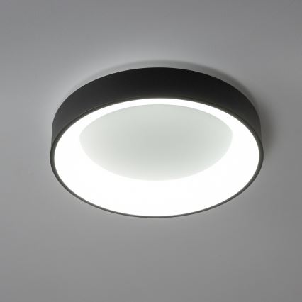 Brilagi - Plafón LED regulable FALCON LED/40W/230V 3000-6500K negro + mando a distancia