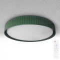 Brilagi - Plafón LED regulable LUCIA LED/48W/230V 3000-6500K Ø 41 cm verde + mando a distancia