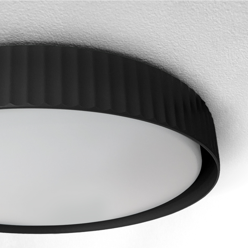 Brilagi - Lámpara de techo LED regulable LUCIA LED/48W/230V 3000-6500K diámetro 41 cm negra + mando a distancia