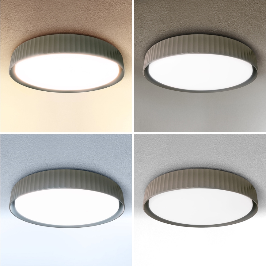 Brilagi - Luminaria de techo LED regulable LUCIA LED/60W/230V 3000-6500K Ø 59 cm taupe + mando a distancia