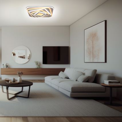 Brilagi - Plafón LED regulable MODERN LED/210W/230V 2700-6500K 55x55 cm + control remoto