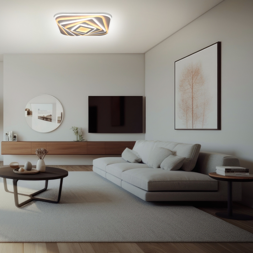Brilagi - Plafón LED regulable MODERN LED/210W/230V 2700-6500K 55x55 cm + control remoto