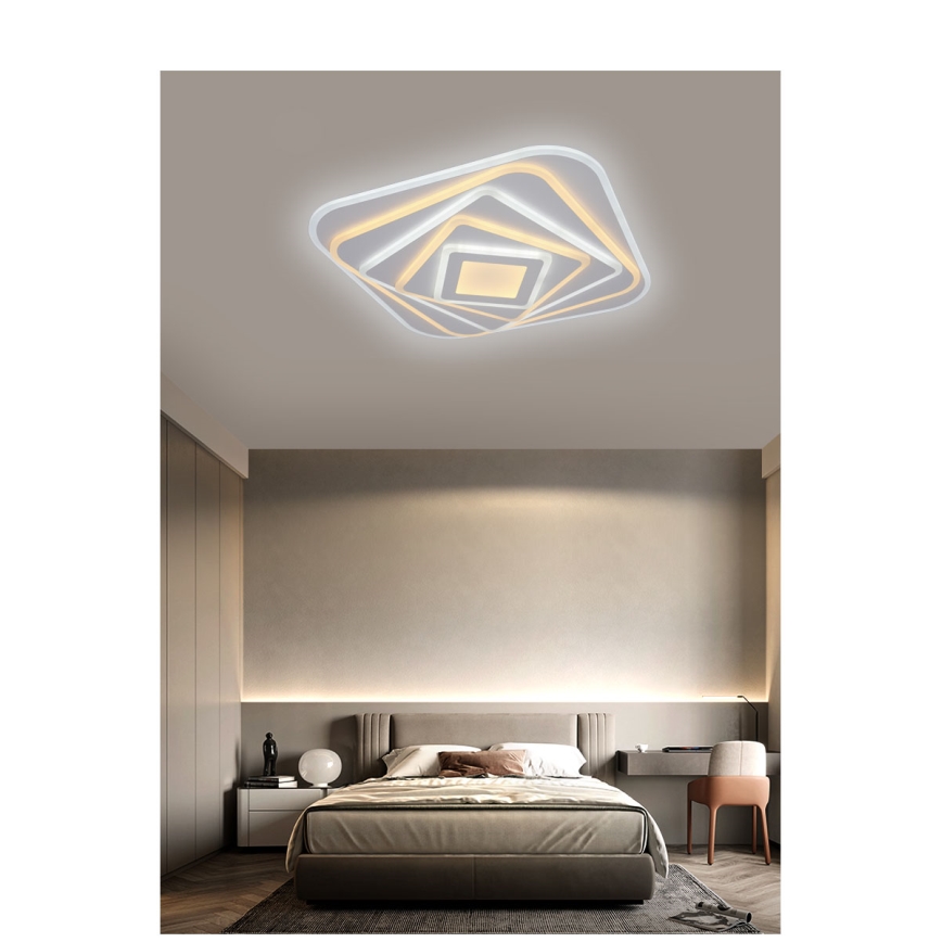 Brilagi - Plafón LED regulable MODERN LED/210W/230V 2700-6500K 55x55 cm + control remoto