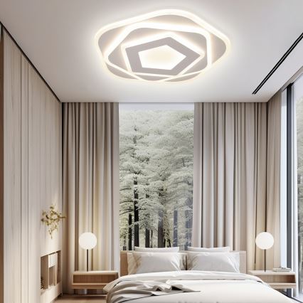 Brilagi - Plafón LED regulable MODERN LED/64W/230V 2700-6500K diá. 40 cm + control remoto