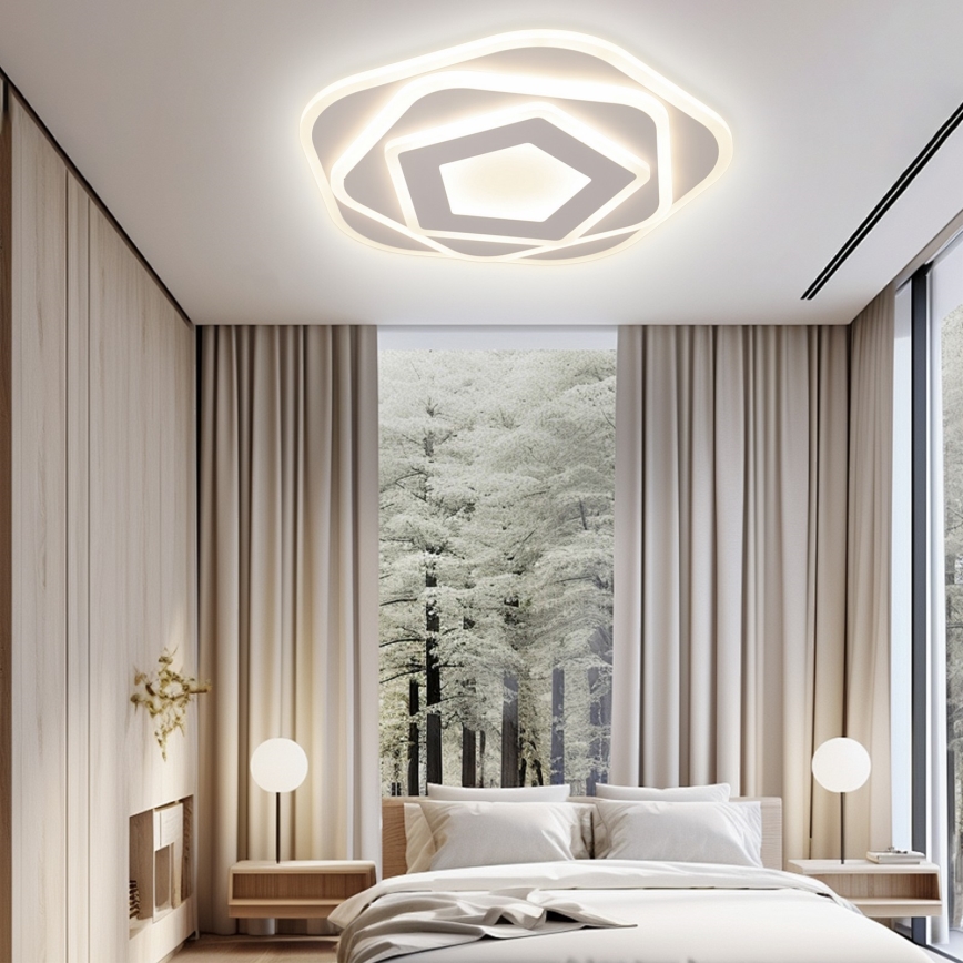 Brilagi - Plafón LED regulable MODERN LED/64W/230V 2700-6500K diá. 40 cm + control remoto