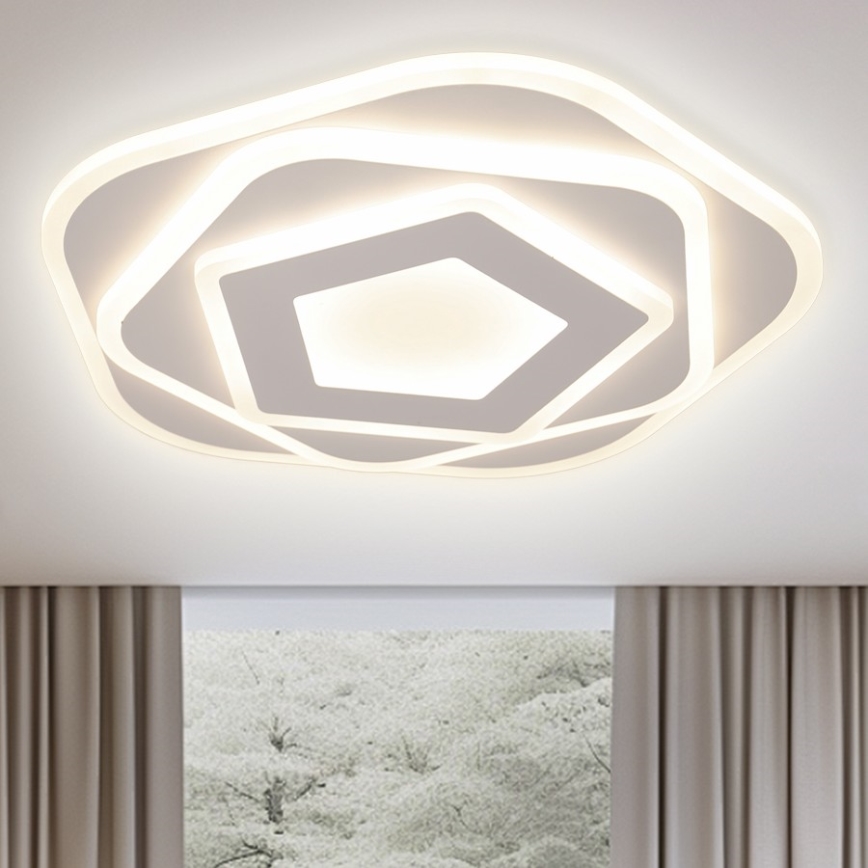 Brilagi - Plafón LED regulable MODERN LED/64W/230V 2700-6500K diá. 40 cm + control remoto