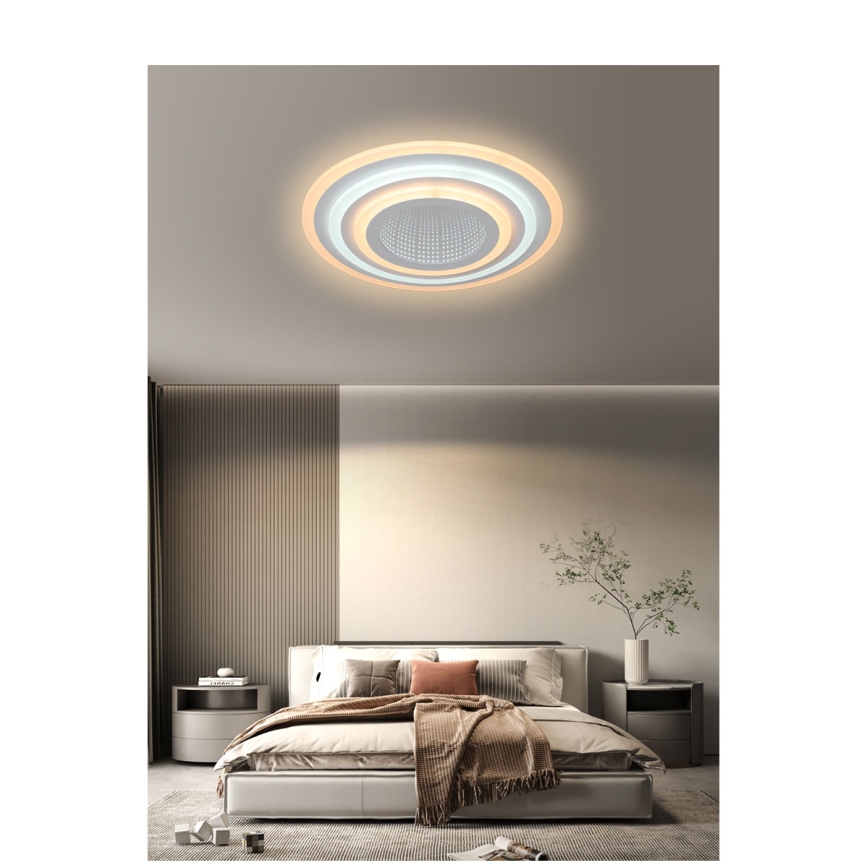 Brilagi - Plafón LED regulable MODERN LED/70W/230V 2700-6500K diá. 50 cm + control remoto