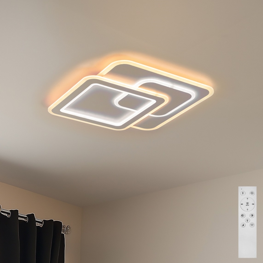 Brilagi - Plafón LED regulable MODERN LED/80W/230V 2700-6500K 52,5x52,5 cm + control remoto