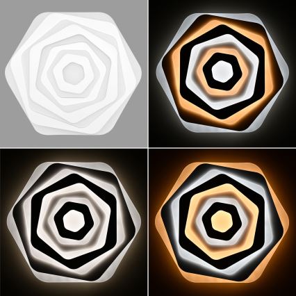 Brilagi - Plafón LED regulable MODERN LED/85W/230V 2700-6500K diá. 53 cm + control remoto