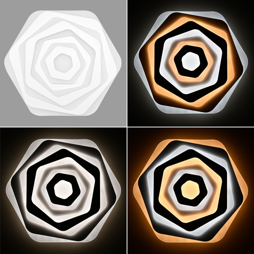 Brilagi - Plafón LED regulable MODERN LED/85W/230V 2700-6500K diá. 53 cm + control remoto