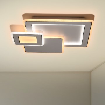 Brilagi - Plafón LED regulable MODERN LED/93W/230V 2700-6500K 48,5x48,5 cm + control remoto