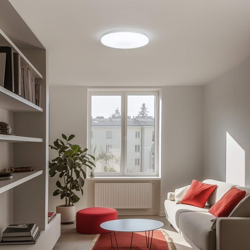 Brilagi - Plafón LED regulable OPAL LED/24W/230V 3000/4000/6500K + control remoto