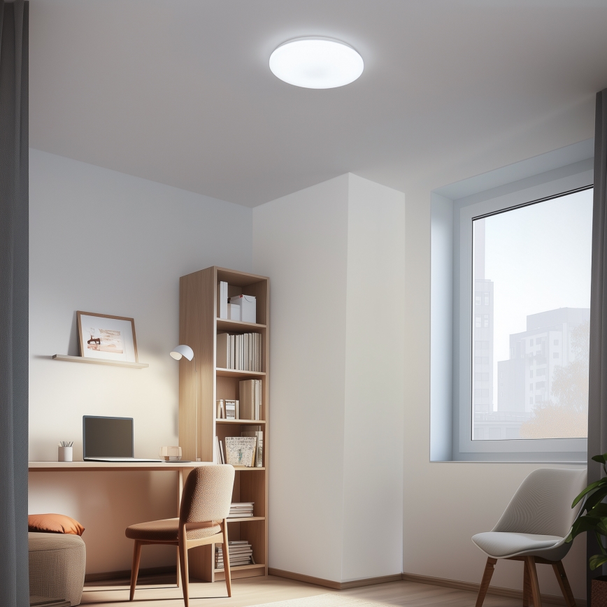 Brilagi - Plafón LED regulable OPAL LED/24W/230V 3000/4000/6500K + control remoto