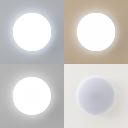 Brilagi - Plafón LED regulable OPAL LED/24W/230V 3000/4000/6500K + control remoto