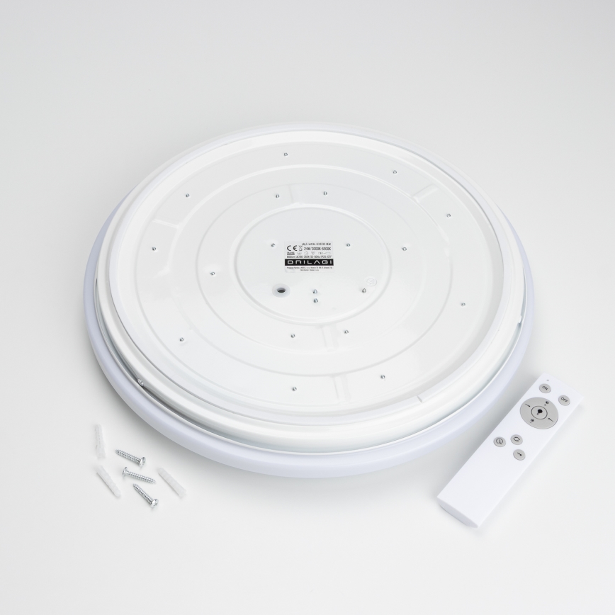 Brilagi - Plafón LED regulable OPAL LED/24W/230V 3000/4000/6500K + control remoto