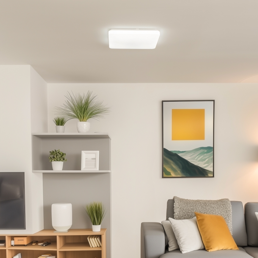 Brilagi - Plafón LED regulable OPAL LED/24W/230V 3000/4000/6500K + mando a distancia
