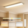Brilagi - Plafón LED regulable para baño FRAME SMART LED/50W/230V 120x30 cm 3000-6000K IP44 beige + mando a distancia
