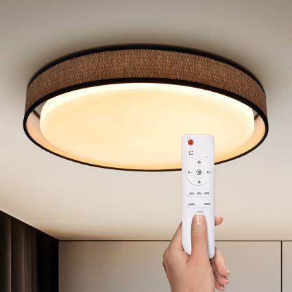 Brilagi - Plafón LED regulable PILAR LED/48W/230V 3000-6500K diá. 43 cm + control remoto