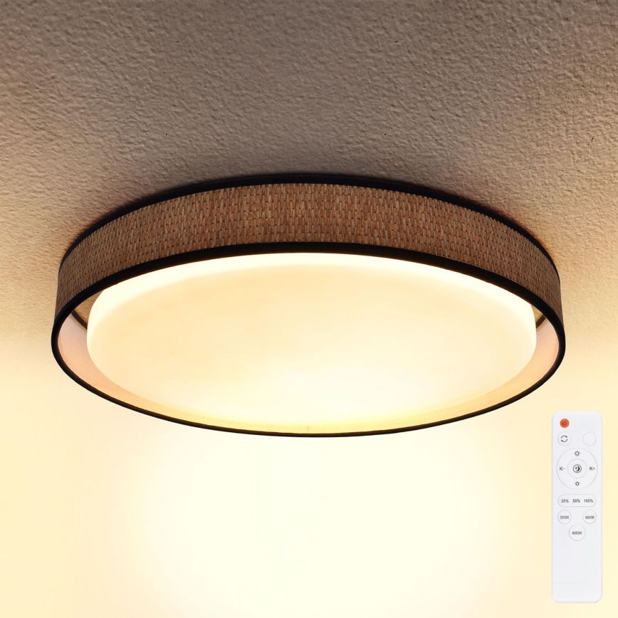 Brilagi - Plafón LED regulable PILAR LED/48W/230V 3000-6500K diá. 43 cm + control remoto