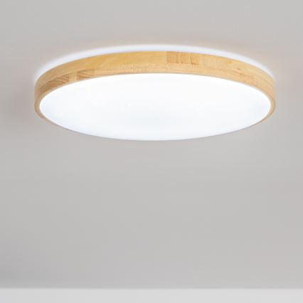 Brilagi - Plafón LED regulable PINE LED/24W/230V 3000-6500K + mando a distancia