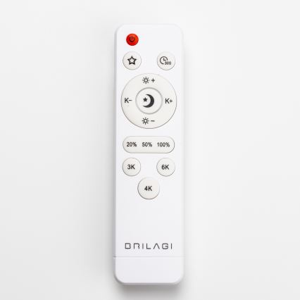 Brilagi - Plafón LED regulable PINE LED/24W/230V 3000-6500K + mando a distancia
