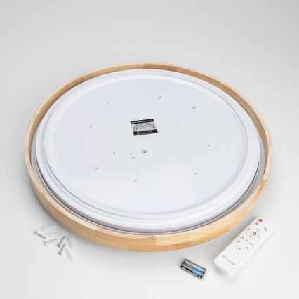Brilagi - Plafón LED regulable PINE LED/60W/230V 3000-6500K + mando a distancia