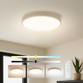 Brilagi - Plafón LED regulable POOL LED/36W/230V 3000-6000K Ø 30 cm beige + mando a distancia