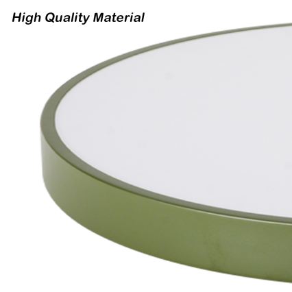 Brilagi - Luminaria de techo LED regulable POOL LED/48W/230V 3000-6000K Ø 40 cm verde + control remoto