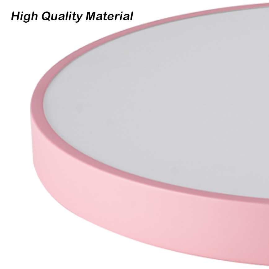 Brilagi - Lámpara de techo LED regulable POOL LED/60W/230V 3000-6000K diámetro 50 cm rosa + mando a distancia