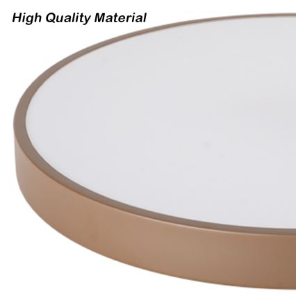 Brilagi - Luminaria de techo LED regulable POOL LED/60W/230V 3000-6000K Ø 60 cm marrón + mando a distancia