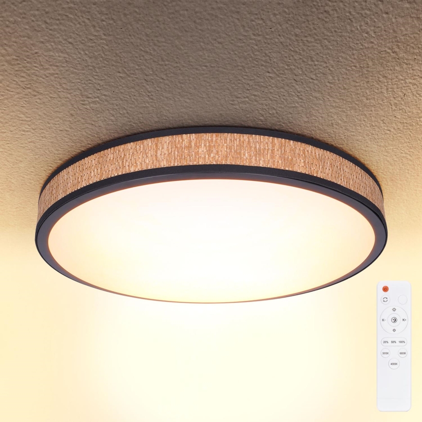 Brilagi - Plafón LED regulable ROSA LED/48W/230V 3000-6500K diá. 38 cm + control remoto