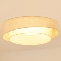 Brilagi - Plafón LED regulable SHINE LED/24W/230V Ø 60 cm 3000/4000/6500K color crema + mando a distancia