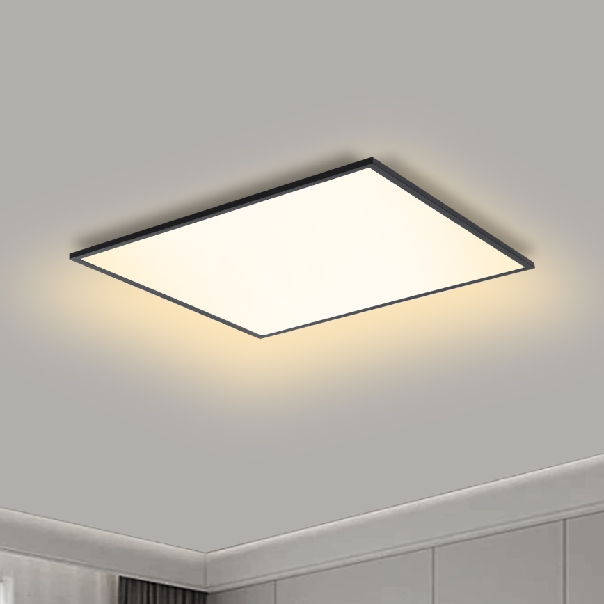 Brilagi - Plafón LED regulable SLIMFRAME LED/36W/230V 45x45 cm 3000-6000K negro + control remoto