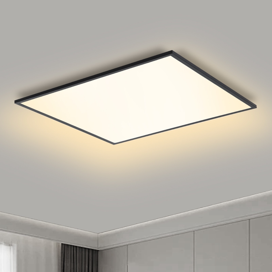 Brilagi - Plafón LED regulable SLIMFRAME LED/58W/230V 60x60 cm 3000-6000K negro + control remoto
