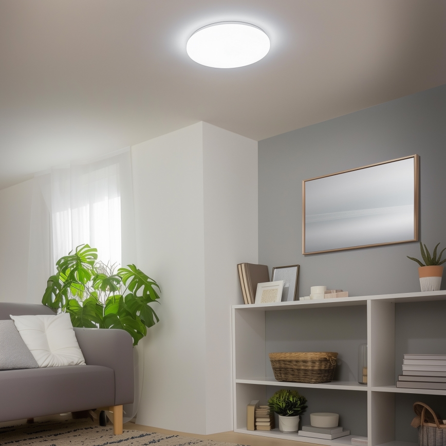 Brilagi - Plafón LED regulable SMART LED/24W/230V 2700-6500K Wi-Fi Tuya + mando a distancia