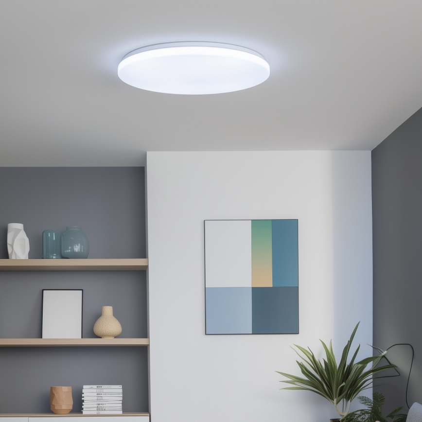 Brilagi - Plafón LED regulable SMART LED/36W/230V 2700-6500K Wi-Fi Tuya + mando a distancia