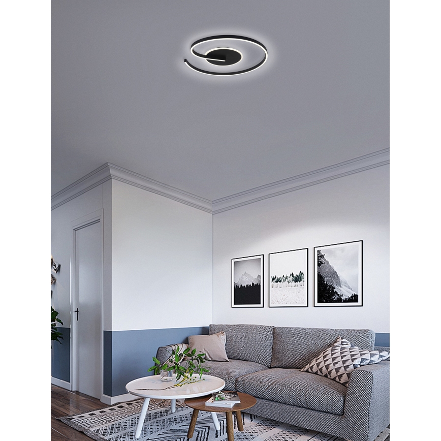 Brilagi - Plafón LED regulable SPIRAL LED/56W/230V 3000/4000/6000K + control remoto