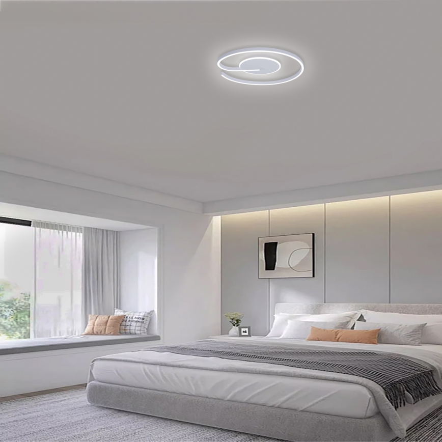 Brilagi - Luminaria de techo LED regulable SPIRAL LED/56W/230V Ø 50 cm 3000/4000/6000K + mando a distancia