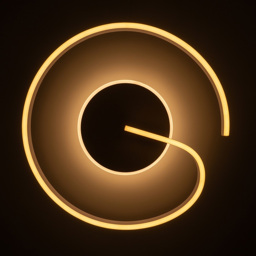 Brilagi - Luminaria de techo LED regulable SPIRAL LED/56W/230V Ø 50 cm 3000/4000/6000K + mando a distancia