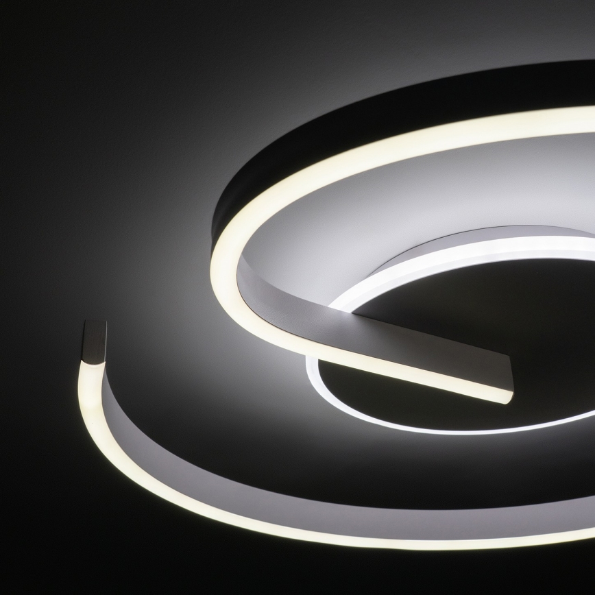 Brilagi - Luminaria de techo LED regulable SPIRAL LED/56W/230V Ø 50 cm 3000/4000/6000K + mando a distancia