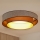 Brilagi - Plafón LED regulable VEGAS SHINE LED/24W/230V diá. 60 cm 3000/4000/6500K marrón + control remoto