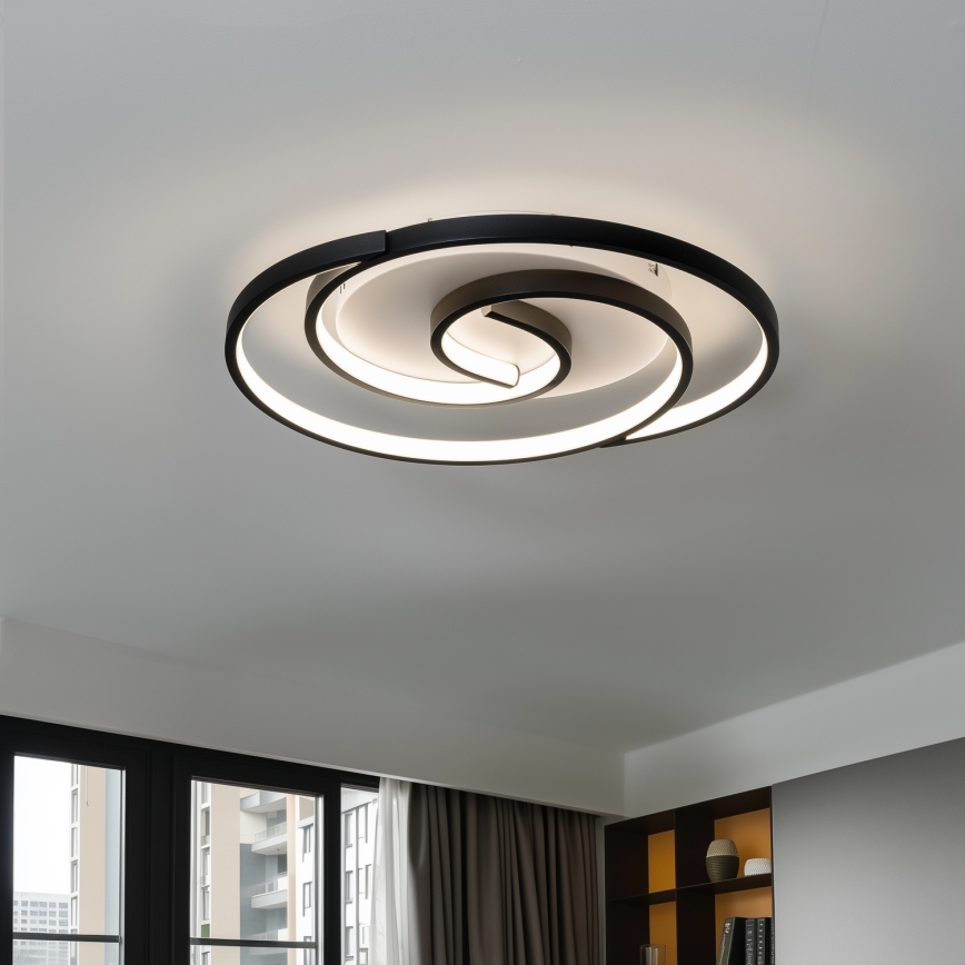 Brilagi - Plafón LED regulable VELO LED/52W/230V 3000/4000/6000K + control remoto